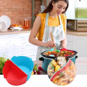 Silicone Slow Cooker Internal Partition, Silicone Divider, 2 piece