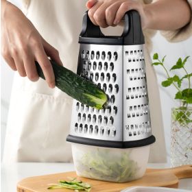 4 Sided Cheese, Melon, Cucumber, Vegetable Box Grater, Slicer, Food Planing, Stainless Steel, Multifunctional