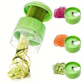 Vegetable Spiralizer; Household Vegetable Grater; Reusable Fruit Grater; Kitchen Potato Slicer; Vegetable Spiral Cutter; Kitchen Gadget