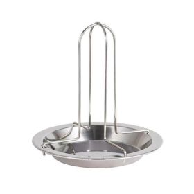 1 Pc Grilled Chicken Rack, Barbecue Cooking Camping Roaster Rack Accessory, Outdoor Rack Chicken Non-stick Pan