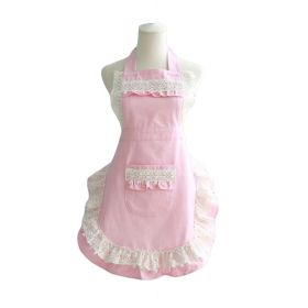 French Maid Apron for Women, Vintage Kitchen Apron Halter Top Apron