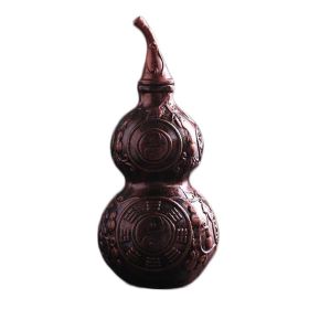 500ml Red Bronze Ceramic Gourd, Wine Bottle, Chinese Style Wine Jar / Jug, Antique Style, Empty Wine Vase Flask Flagon