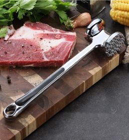 Zinc Alloy Meat Tenderizer, Double Sided, Non-Slip Handle Meat Mallet
