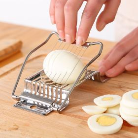 1pc; Stainless Steel Kitchen Tools; Egg Slicer / Cutter