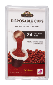 Fill 'n Brew Cups, Filters & Lids