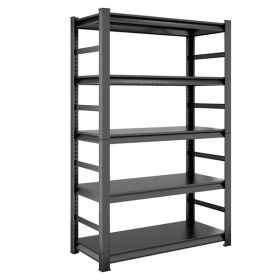 H78 x W47.2 x D18 Storage Shelves, 5 Tier Heavy Duty Metal Shelving Unit, Adjustable Shelving Units and Storage Rack