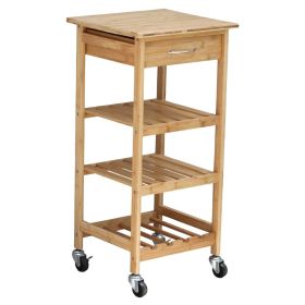 Bamboo Kitchen Trolley / Cart