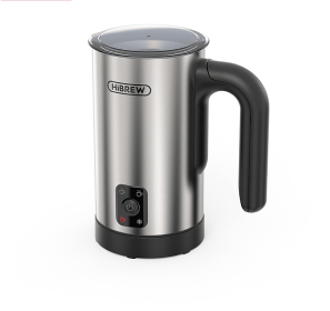 500W Automatic milk heater cold / hot, foam 300ml LED Touch, cappuccino / protein powder mixer cold foam 360°