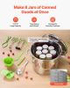 Canning Supplies Starter Kit 11 Pieces Stainless Steel Water Bath Canner
