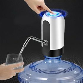 Automatic Electric Water Bottle Dispenser, Universal 2-5 Gallon (USB) (Color: White)