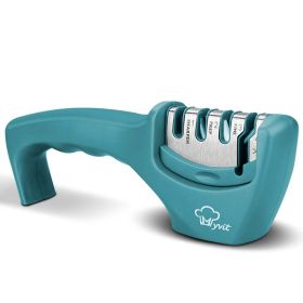 Sharpening Kitchen Tool Diamond Tungsten Steel (Option: Stone green)