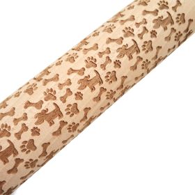 Rolling Pin Themed / Christmas Embossing (Option: Dog 35cm)