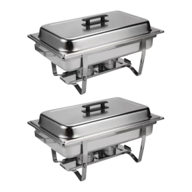 Family And Outdoor Warming / Chilling Buffet Dining; 2 Sets (Option: Argent)