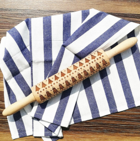 Rolling Pin Themed / Christmas Embossing (Option: Tree 39cm)
