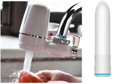 Faucet Water Purifier Kitchen Tap Water Filter; Household Water Purifier (Option: 1 Faucet with 1 core)