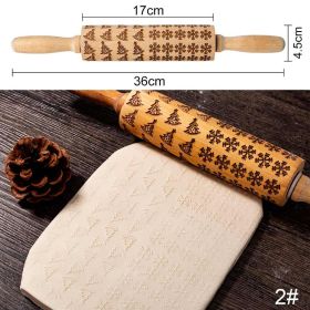 Rolling Pin Themed / Christmas Embossing (Option: Snowflake stitching)