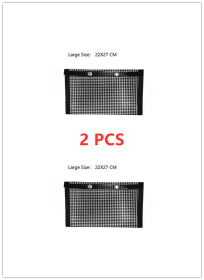 Reusable BBQ Grill Mesh Bag, Non-stick; Barbecue, Baking, Outdoor Picnic, Camping Tool (Option: 22x27 2 pcs)