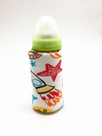 USB Milk / Water Warmer Travel / Stroller Insulated Bag/Cover Portable Baby Bottle Warmer, Baby Food Warmer (Option: Rocket)
