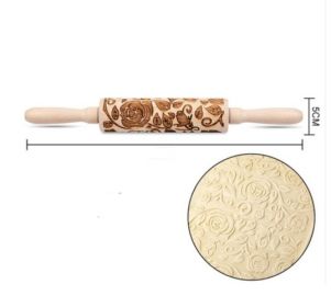 Rolling Pin Themed / Christmas Embossing (Option: 5style 35cm)