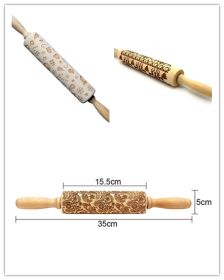 Rolling Pin Themed / Christmas Embossing (Option: 3pcs set)
