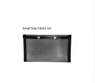 Reusable BBQ Grill Mesh Bag, Non-stick; Barbecue, Baking, Outdoor Picnic, Camping Tool (Option: 14x22)