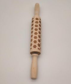 Rolling Pin Themed / Christmas Embossing (Option: Snowflakes 35cm)