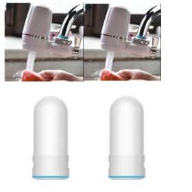 Faucet Water Purifier Kitchen Tap Water Filter; Household Water Purifier (Option: 2 Faucet with 2 core)
