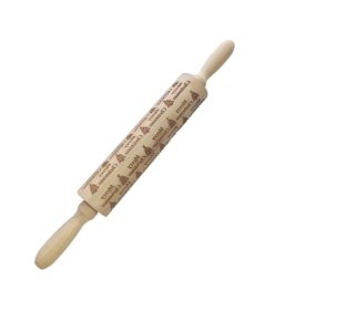 Rolling Pin Themed / Christmas Embossing (Option: 14style 35cm)