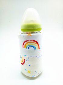 USB Milk / Water Warmer Travel / Stroller Insulated Bag/Cover Portable Baby Bottle Warmer, Baby Food Warmer (Option: Rainbow)
