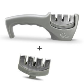 Sharpening Kitchen Tool Diamond Tungsten Steel (Option: Grey set)