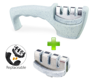 Sharpening Kitchen Tool Diamond Tungsten Steel (Option: Marble Set)