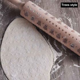 Rolling Pin Themed / Christmas Embossing (Option: Three 43cm)