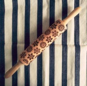 Rolling Pin Themed / Christmas Embossing (Option: Snowflake 35cm)