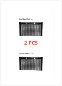 Reusable BBQ Grill Mesh Bag, Non-stick; Barbecue, Baking, Outdoor Picnic, Camping Tool (Option: 14x22 2 pcs)