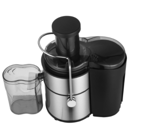 US Standard 120V 900W 0.8L Electric Juicer Stainless Steel, 1.5L Slag Cup, Two-stage, Electric (Color: Black)