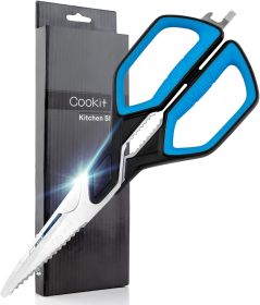 Kitchen Scissors / Shears, Heavy Duty, Stainless Steel, Chef Utility Shears, Come Apart Food Shears For Chicken, Poultry, Fish, Meat & Vegetables (Option: Shear)