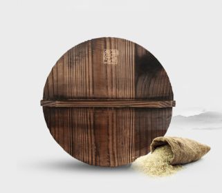 Iron Pan, Traditional Iron Wok Handmade (Option: Wooden cover)