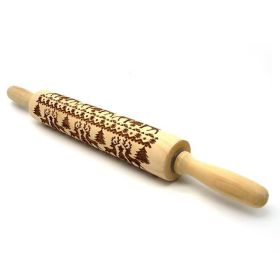 Rolling Pin Themed / Christmas Embossing (Option: Reindeer 35cm)