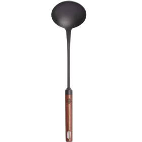 WANGYUANJI Iron Spoon, Soup Spoon Tool Premium Iron Spoon - Durable And Versatile Cookware (Color: Black)