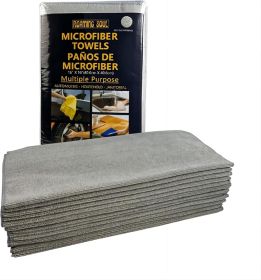 24 Multipurpose Towels, Powerful Stain Removal, Easy To Deal With All Kinds of Stains, Made Of High-quality Materials, Soft And Skin-friendly (Color: Grey)