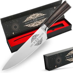 Gifts For Dad, Mom, Wife, Husband 8 Inch Chef Knife, Japanese Kitchen Gyuto Chef Knife (Option: Chef Knife for Dad)