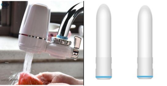 Faucet Water Purifier Kitchen Tap Water Filter; Household Water Purifier (Option: 1 Faucet with 2cores)