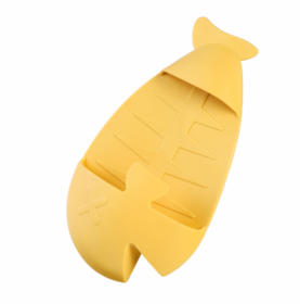 Silicone Potholder, fish (Color: Yellow)