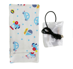 USB Milk / Water Warmer Travel / Stroller Insulated Bag/Cover Portable Baby Bottle Warmer, Baby Food Warmer (Option: Train)