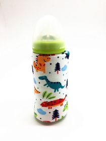 USB Milk / Water Warmer Travel / Stroller Insulated Bag/Cover Portable Baby Bottle Warmer, Baby Food Warmer (Option: Dinosaur)