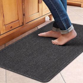 1 Piece Kitchen Mat, 31.5X17.3 Inches (Color: Black)