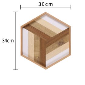 Wooden Tray for serving, transporting, decoration (Option: A)