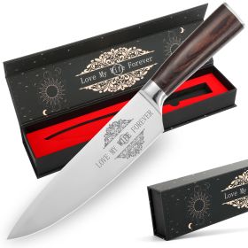Gifts For Dad, Mom, Wife, Husband 8 Inch Chef Knife, Japanese Kitchen Gyuto Chef Knife (Option: Chef Knife for Wife)