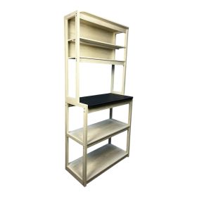 5-level Rack For Kitchen Cabinets, Coffee Bars, Kitchen Shelves, Microwave Racks (Color: White)
