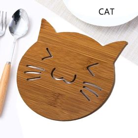 Wood Coaster Cup Carriers For Drinks, Table Placemats (Option: B)